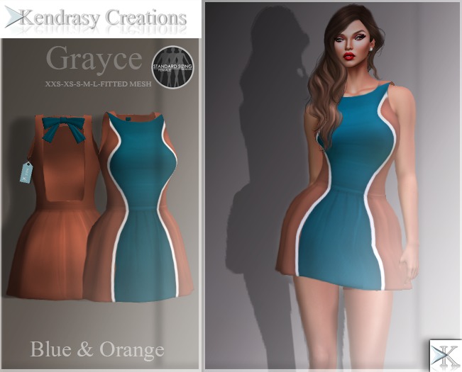 Grayce White&Blue