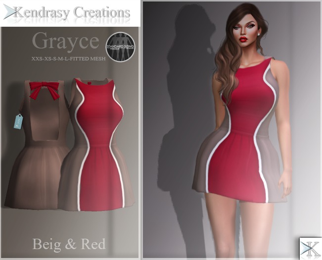 Grayce Beig&Red
