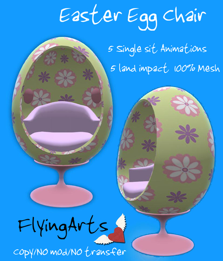 Floral Egg Chair
