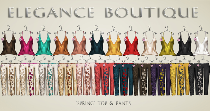 Elegance Boutique - Mesh Pants 2 Options - "Spring" - FATPACK
