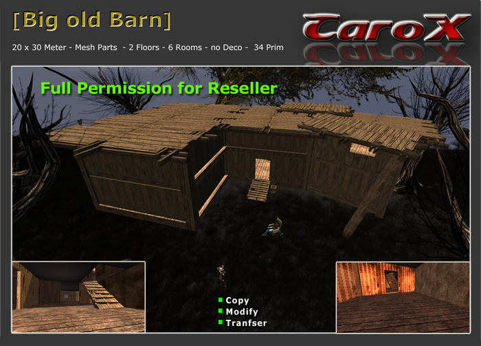 [C a r o X] Big Barn/Mainstore - Full Perm for Reseller