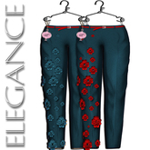 Elegance Boutique - Mesh Pants 2 Options - "Spring" - Navy