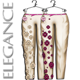Elegance Boutique - Mesh Pants 2 Options - "Spring" - Taupe