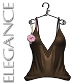 Elegance Boutique - Mesh Top - "Spring" - Brown