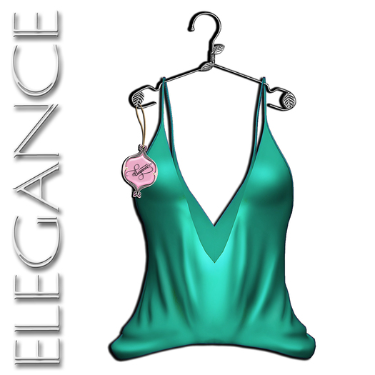 Elegance Boutique - Mesh Top - "Spring" - Turquoise
