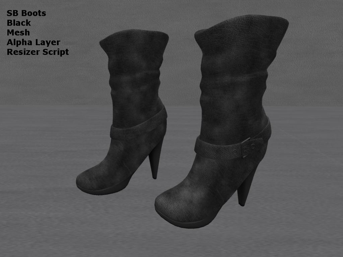 SB Black Boots