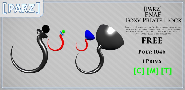 [Parz] Free Foxie Hook