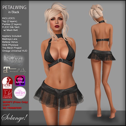 *Solange!* Petalwing - BLACK