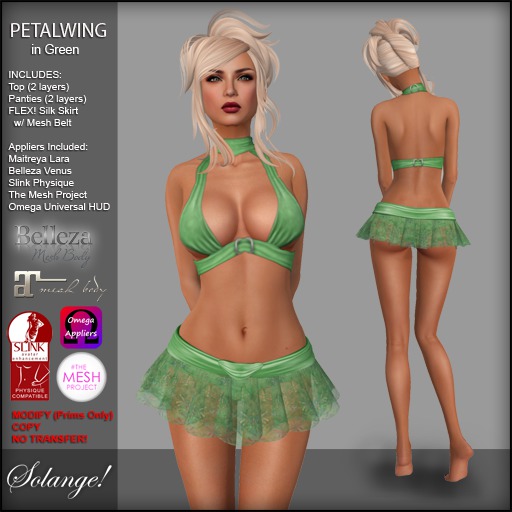 *Solange!* Petalwing - GREEN