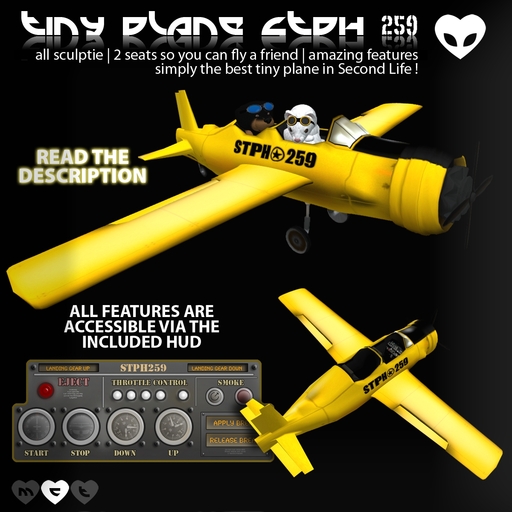 The Best Tiny Plane in Second Life !