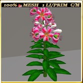 MESH TIGER LILY FLOWERS (1 LI / Prim)