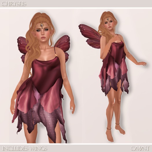 *EC* Chryseis Fairy - (Rose Quartz)