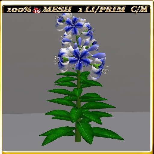 MESH TIGER LILY FLOWERS  (1 LI / Prim)