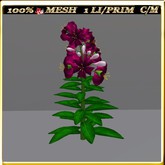 MESH TIGER LILY FLOWERS (1 LI / Prim)