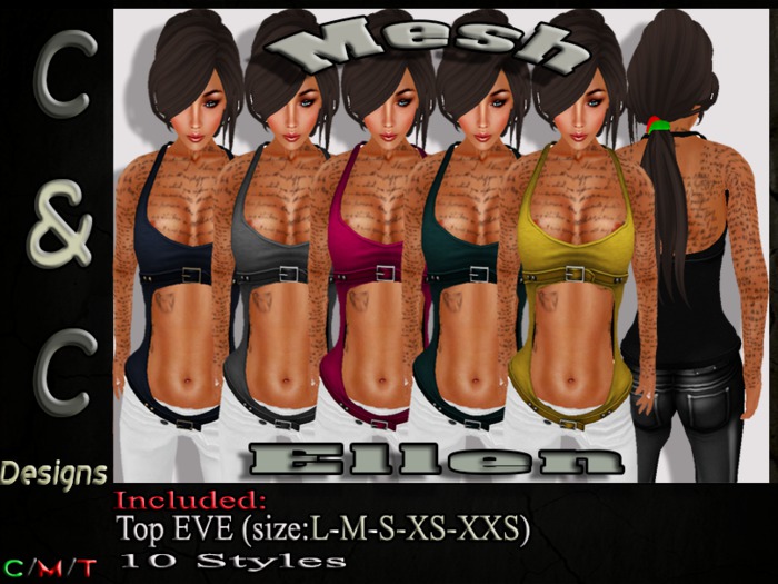 C&C Mesh Ellen (10 Styles) DEMO