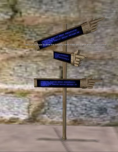 signing hand - copy mod
