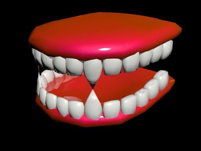 False teeth