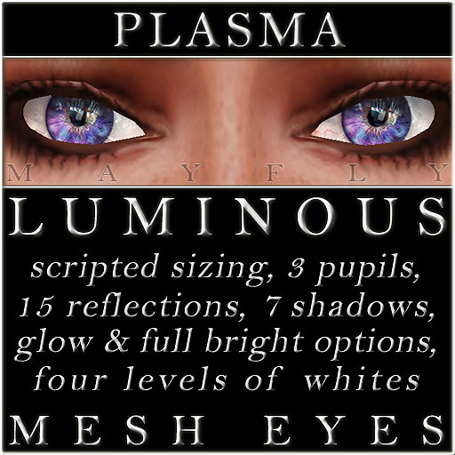 Mayfly - Luminous - Mesh Eyes (Crystal)