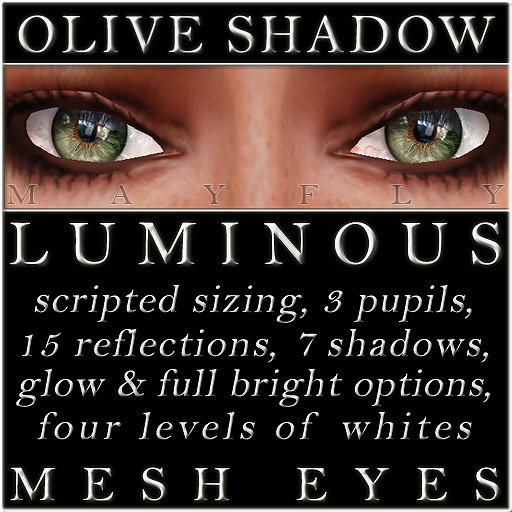 Mayfly - Luminous - Mesh Eyes (Crystal)