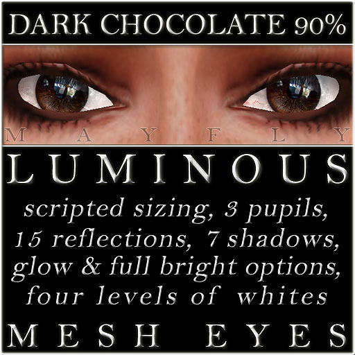 Mayfly - Luminous - Mesh Eyes (Crystal)