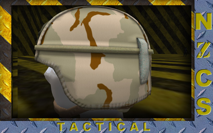 NZCS Tactical - MICH Helmet 3Color Desert w/Rhino