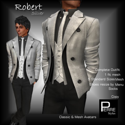 PierreStyles suit ROBERT SILVER 