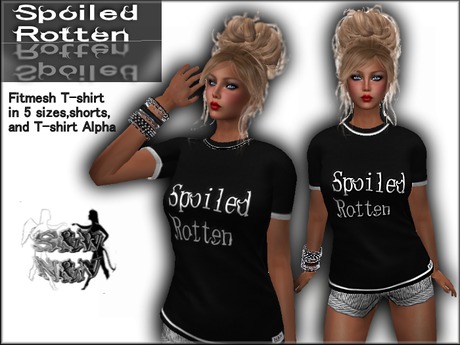 Second Life Marketplace - Spoiled Rotten Short Set (Almost Free)