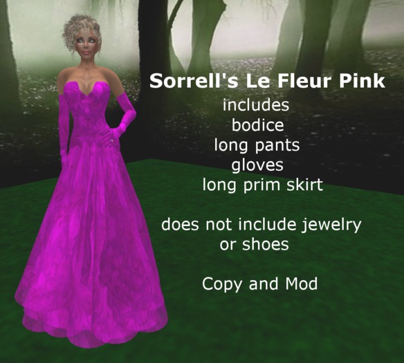 Sorrell's Le Fleur Pink Gown