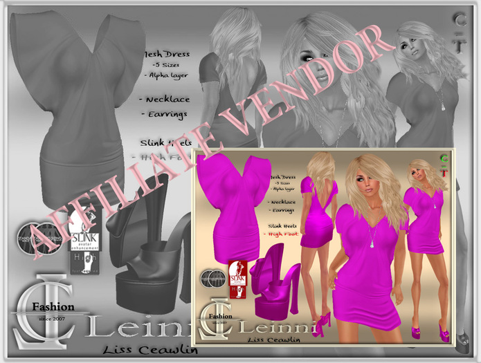 LC Affiliate Vendor - Leinni Dress  #pinkII.