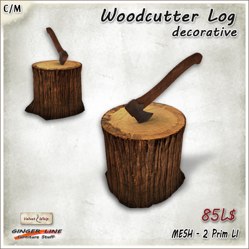 [Ginger Line] Woodcutter Log COPY - (BOX)