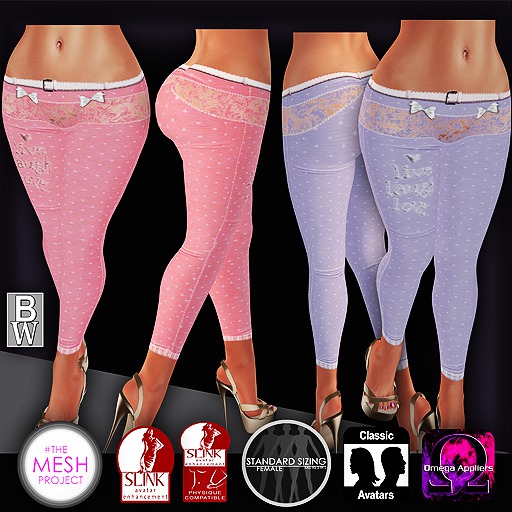 *** Two pants: Dots Blue and Pink ***