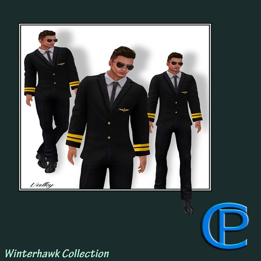 C&P Captains outfit black male