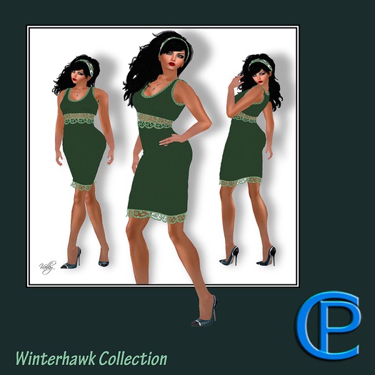 C&P Diagonal pencil dress