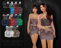 Aria Strapless Dress Fatpack