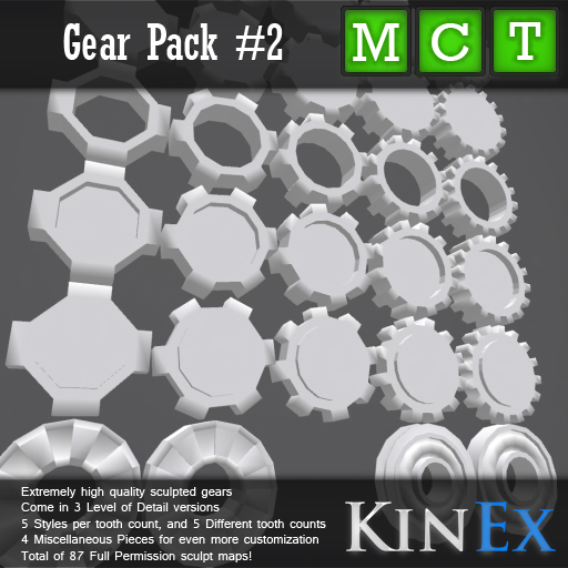 KinEx - Sculpted Gear Pack #2