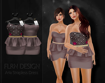 Aria Strapless Dress Bazaar