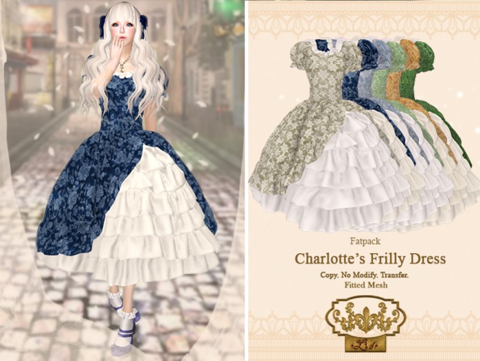 *: Lis :* Charlotte's Frilly Dress - Fatpack