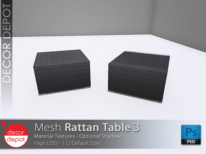 [DD] - FULL PERM Rattan Table 3