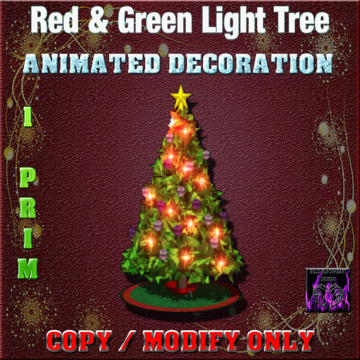 BBD - Animated Red & Green Light Tree! 