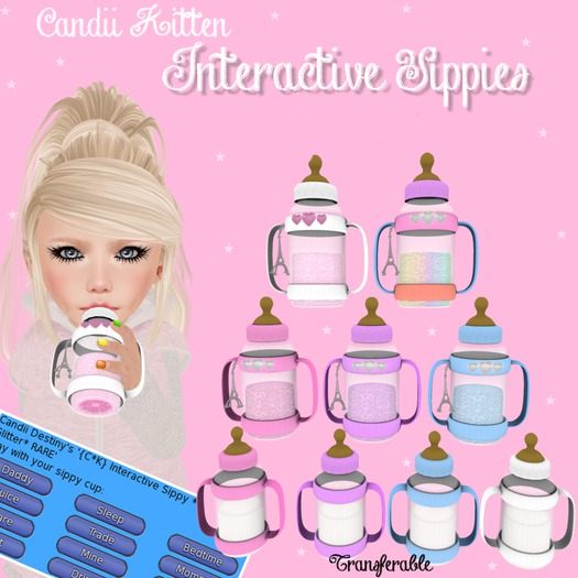 {C*K} Rainbow Unicorn Custom Hold Interactive Bottle 