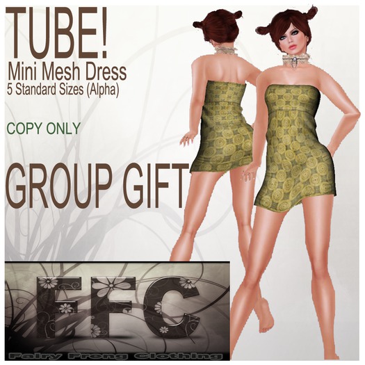 Tube! Mini Mesh Dress Group Gift