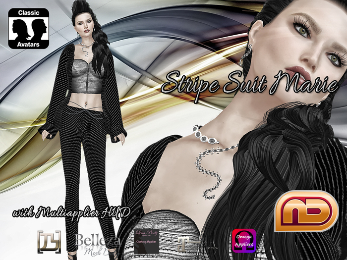 [NetLife Design] Stripe Suit Marie DEMO (waer me)