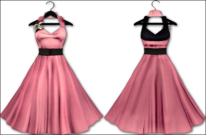 Retro Halter Dress - - Pixel Passion