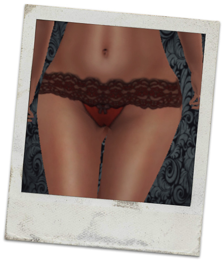 JL-Laced Panties - Red (boxed)
