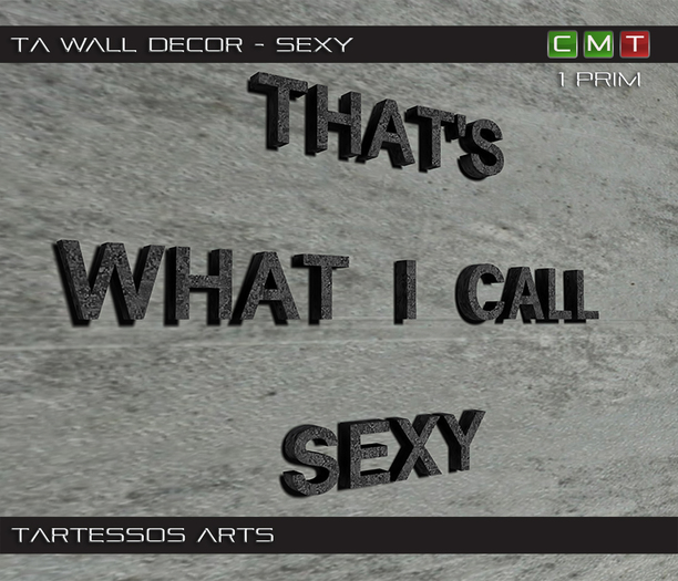 ::TA Wall Decor - Sexy - Copy