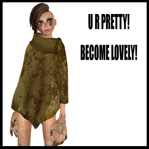 CHAVSHOP Patched Poncho Brown