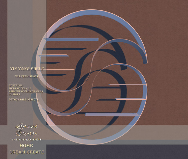 !Lyrical B!zarre Templates HOME! - YinYang Shelf MESH FP