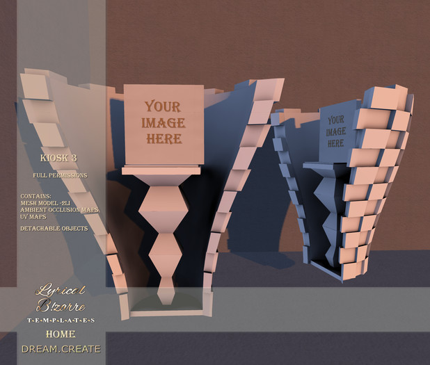 !Lyrical B!zarre Templates HOME! - Kiosk 3 MESH FP