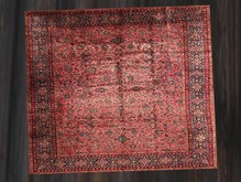 Kashan red and pink antique Carpet