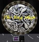 Round Rug Celtic metal dogs 12 